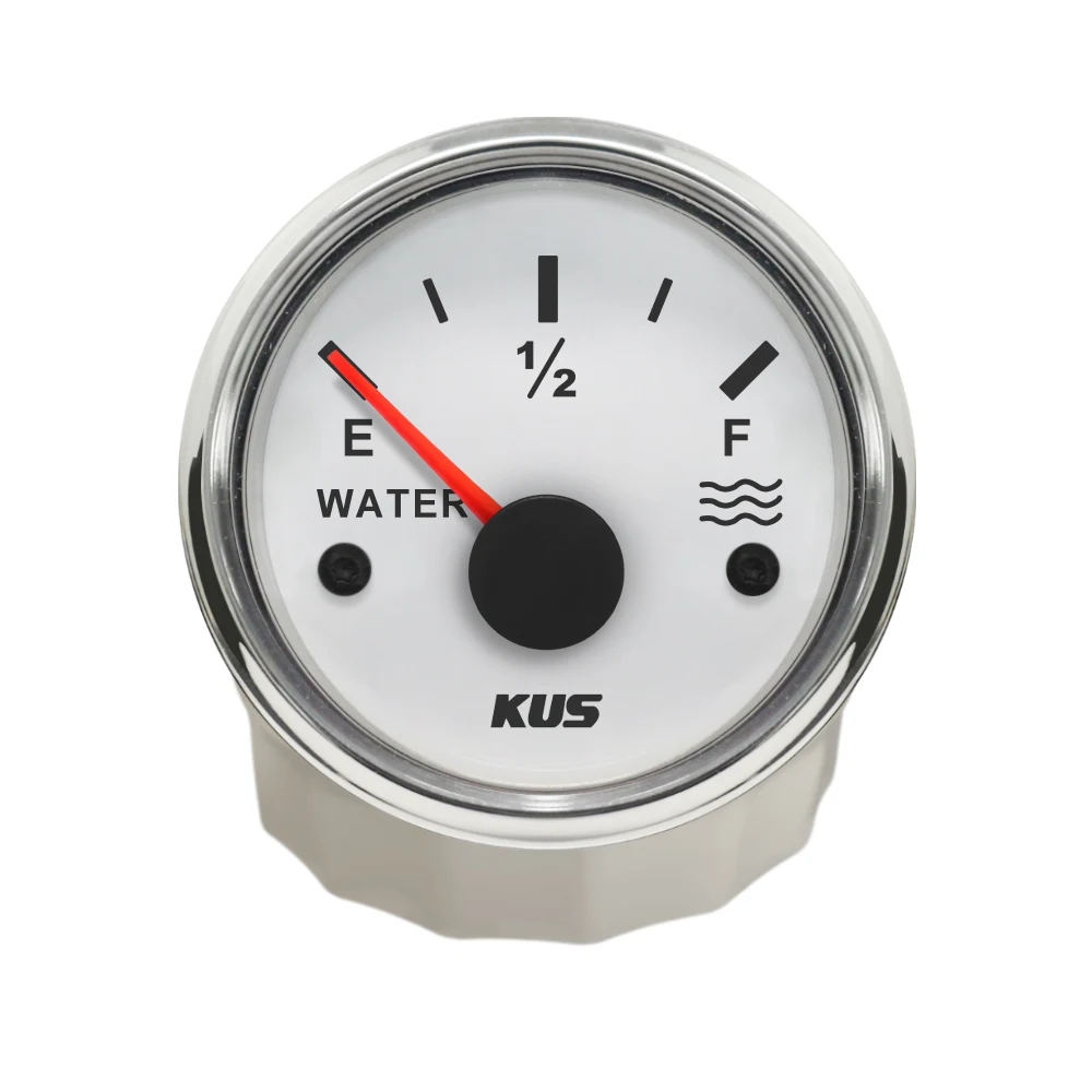 

KUS Water Level Gauge 0-190ohm 52mm with Red Yellow Backlight for Car Truck RV Boat 9-32V Level Sensor 350mm 385mm 450mm