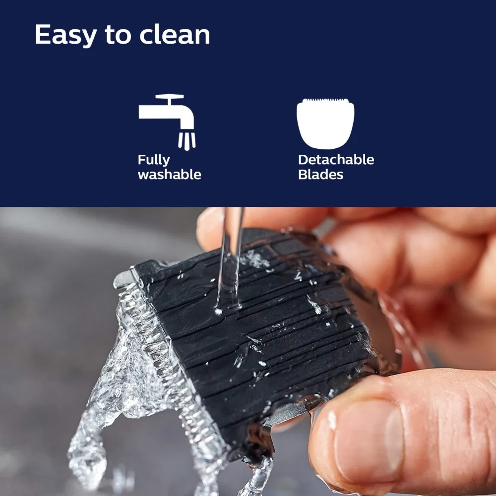 Оригинальный мужской триммер для волос Philips электрическая машинка стрижки