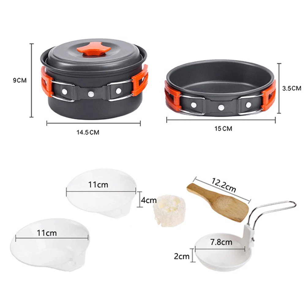 Портативный ультра-светильник набор кухонной посуды для кемпинга кухонная плита