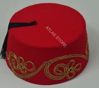authentic folkloric turkish fes fez oriental tarboosh exotic ottoman hat