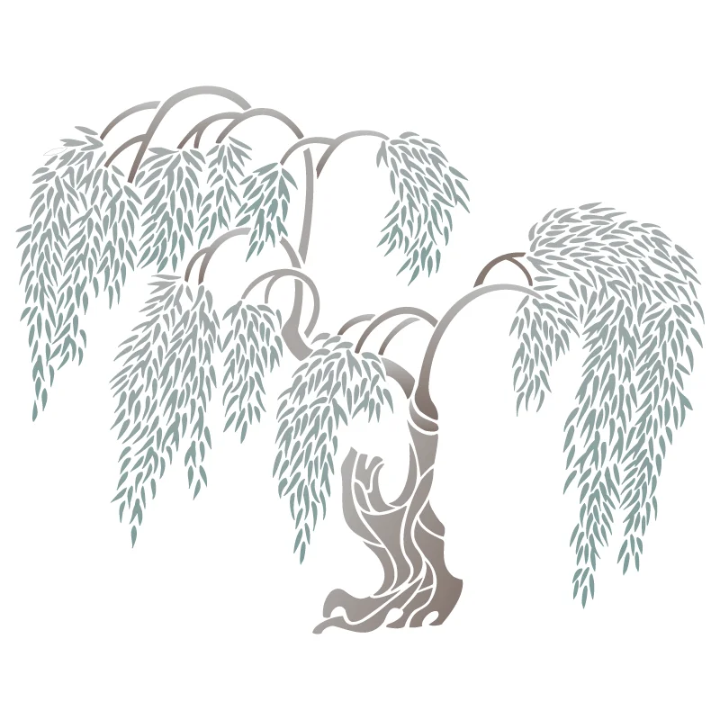 Как нарисовать иву карандашом