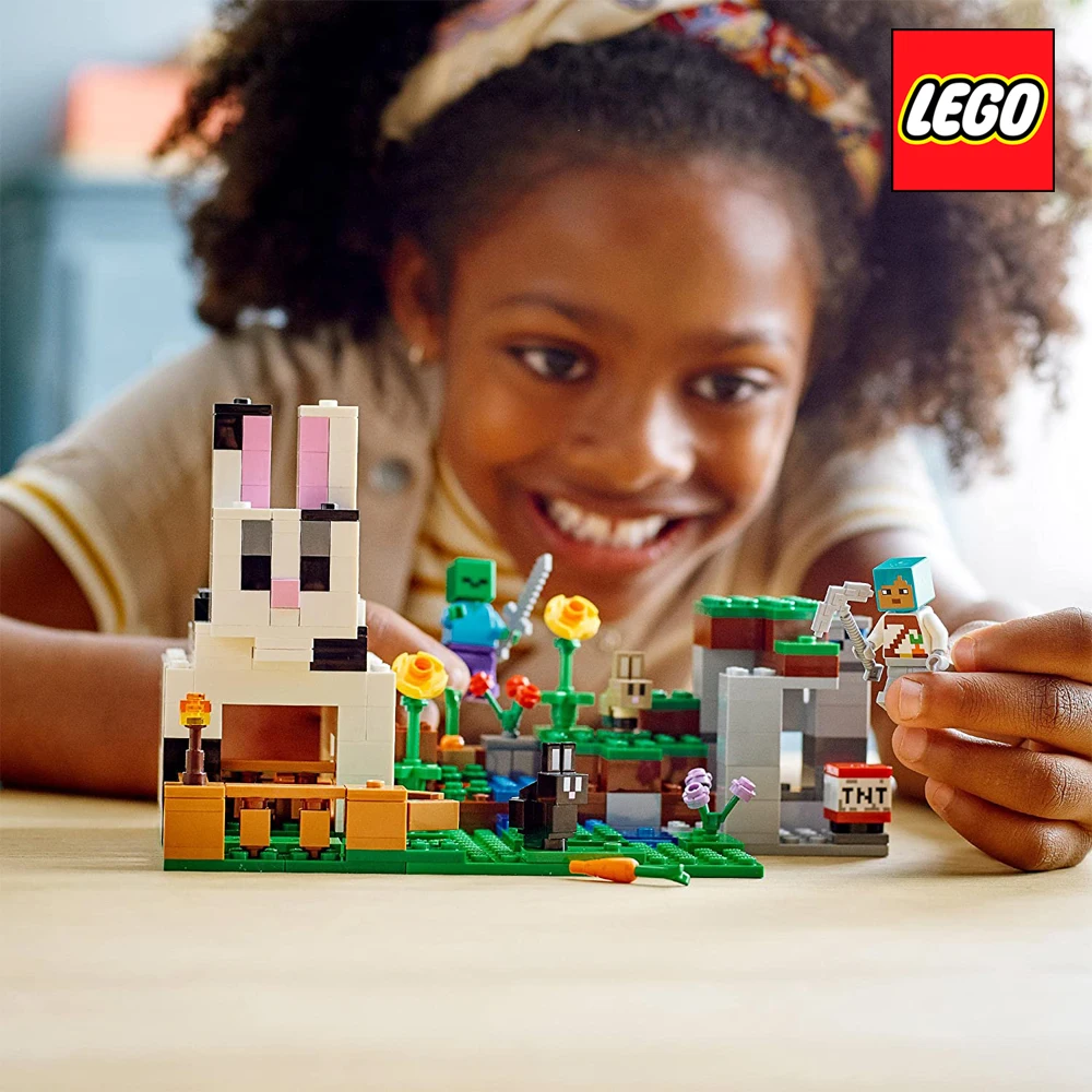 Конструктор LEGO Minecraft кролик ранчо 21181 оригинал для детей новая игрушка подарок на