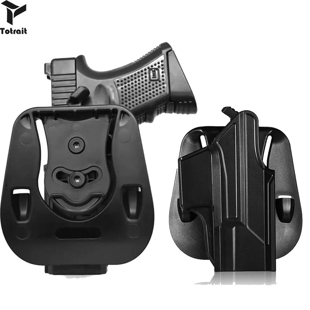 

Tactical Airsoft Holster Waist Belt Gun Holster For 19 X Pistol Right Hand Holster Outdoor Hunting Auto Lock Pistol Case