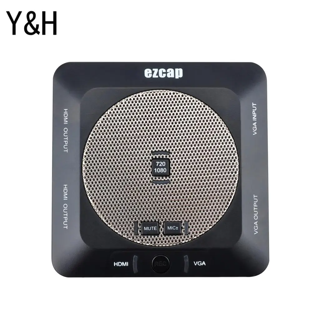 Y & H занятие Лекция рекордер коробка VGA HDMI HD захват 1080P видео для образовательной