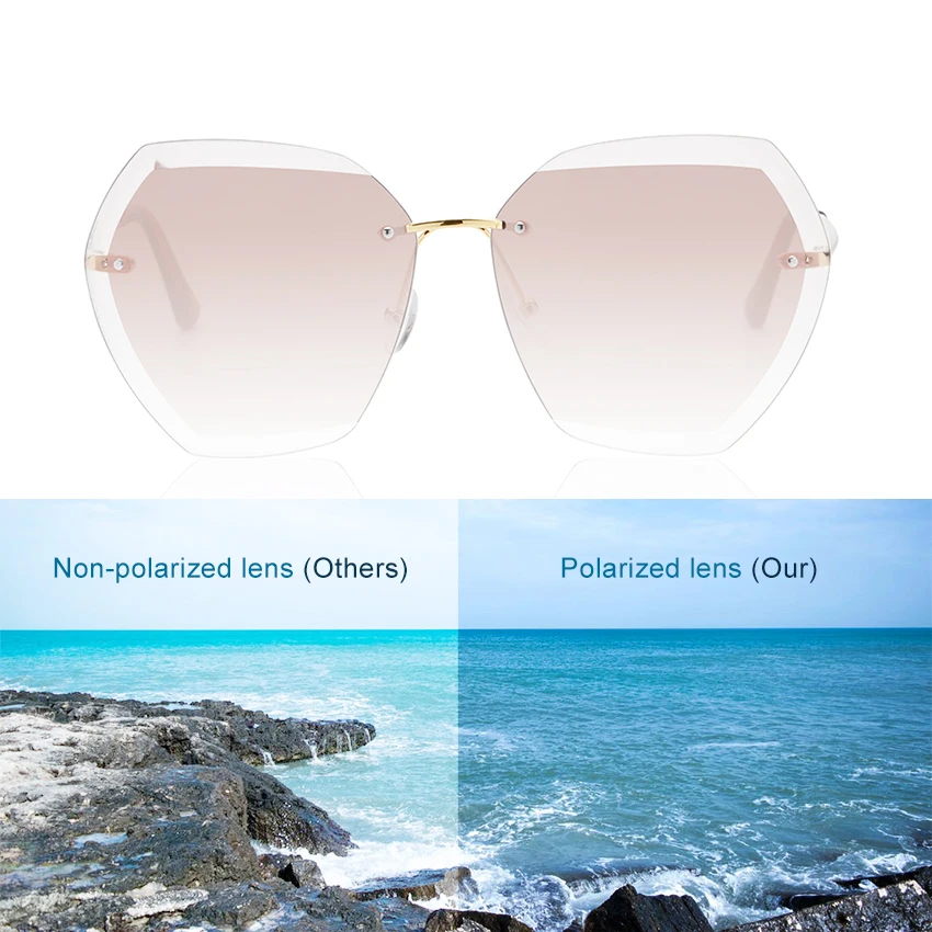 Солнечные очки Cusoul поляризационные женские модные солнцезащитные аксессуары в