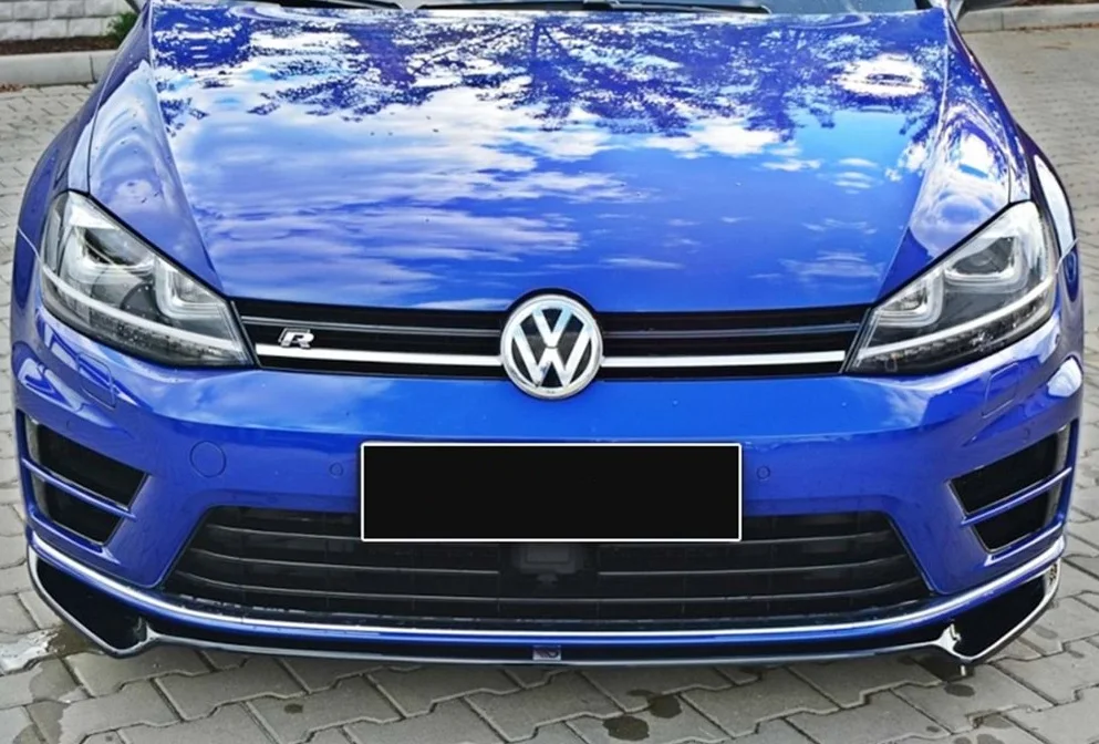 

Vw Golf 7 R for 3 and 5 Door models 2012 - 2016 Golf 7 R Maxton Style front lip Abs Plastic