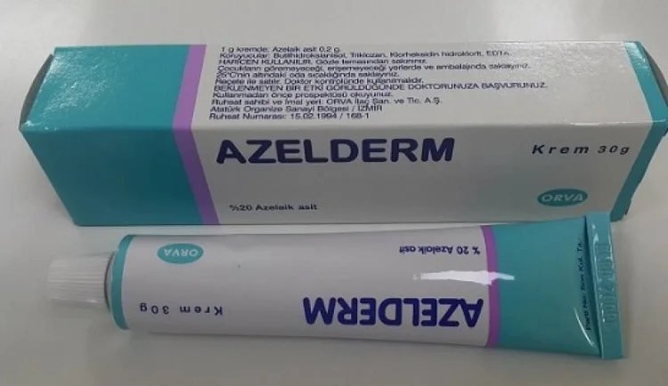 

Крем AZELDERM 30 г (азелаиновая кислота) для лечения акне, воспламеняющихся акне, rosacea (с заболеванием розы), воспламеняющееся и розовое акне