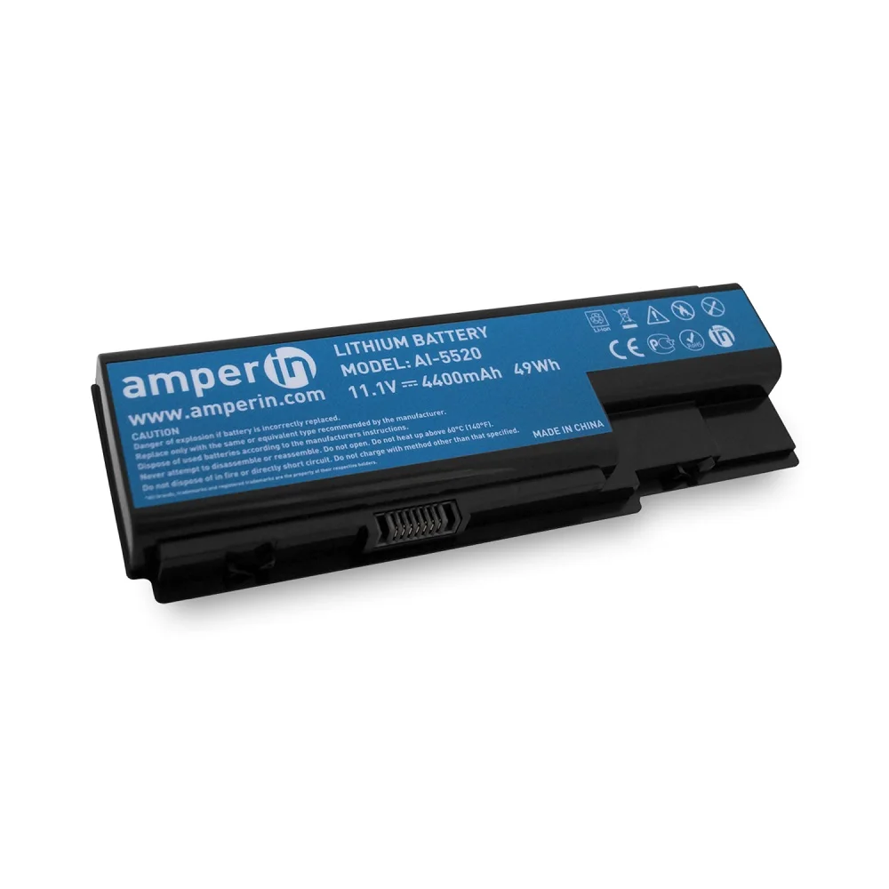Аккумуляторная батарея Amperin для ноутбука Acer Aspire 5520 5920 7520 11.1v 4400mah AI-5520 | Компьютеры