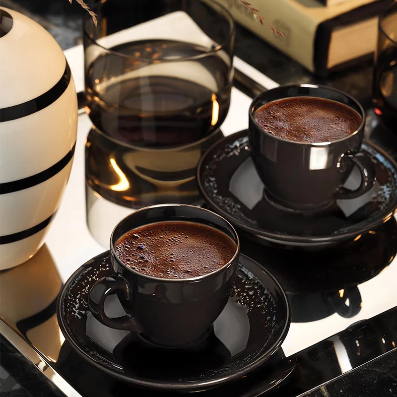 

Kutahya фарфор 890219 Nanokrem 6 человек набор кофейных чашек турецкий кофе эспрессо Сделано в Турции % 100 Оригинал