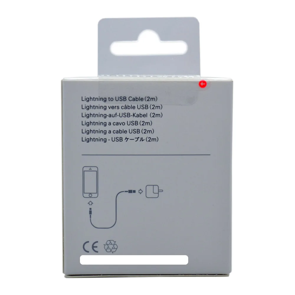 Зарядное устройство для IPhone с кабелем 1 м или 2 и разъемом 5 Вт качественная