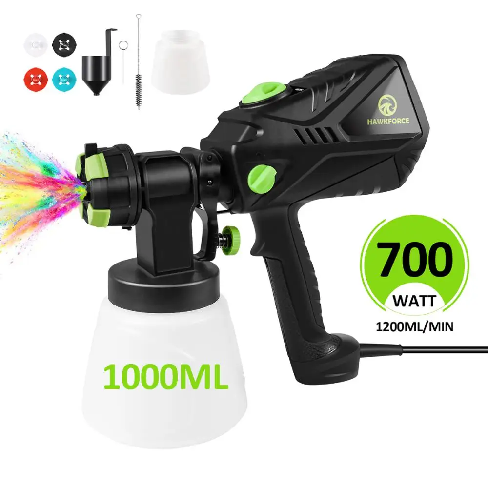 Pаспылитель краски 700 Вт электрический краскопульт высокомощные пистолет