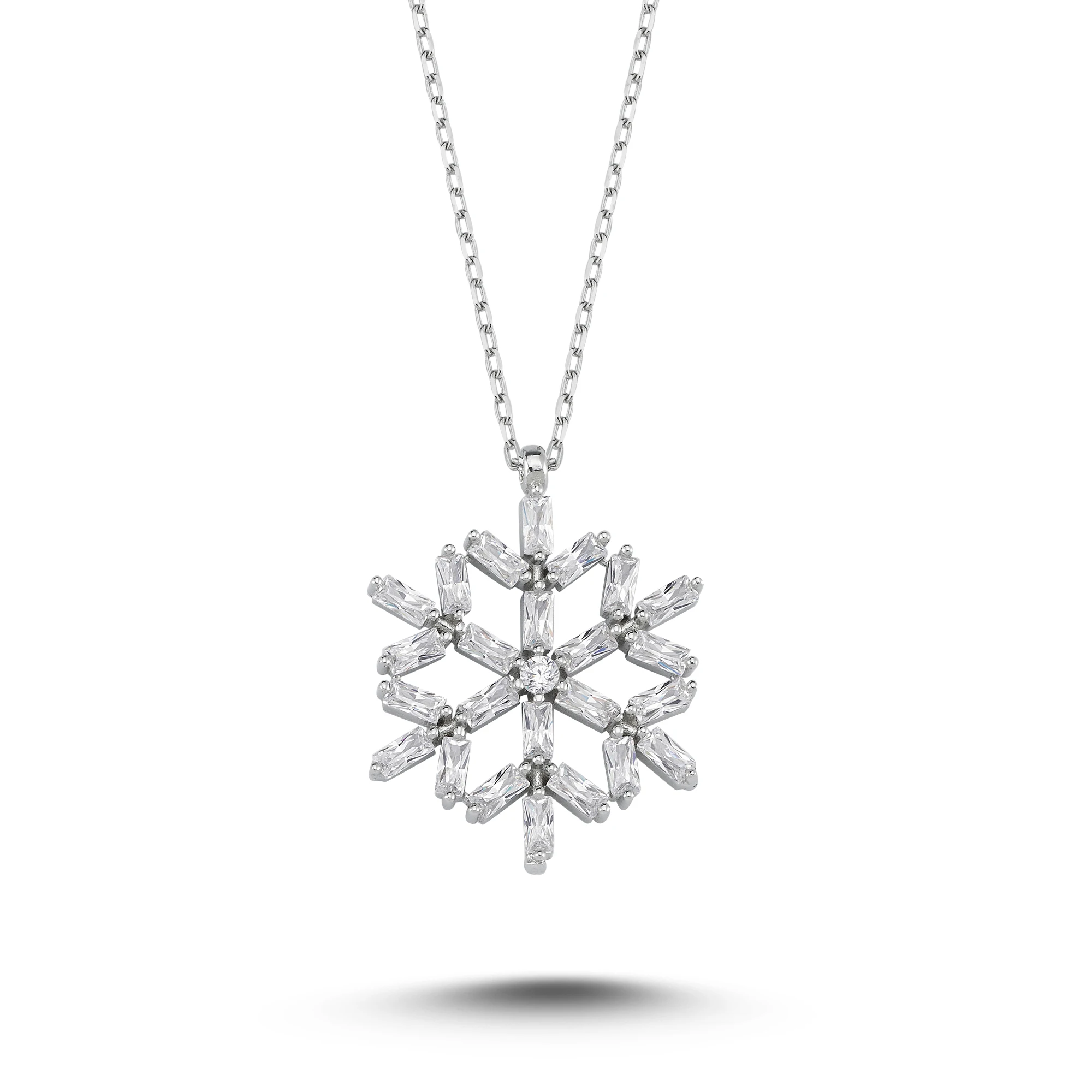 

New 925 Sterling Silver Necklace Necklaces for Women Jewelery Gift Zirkon Stone