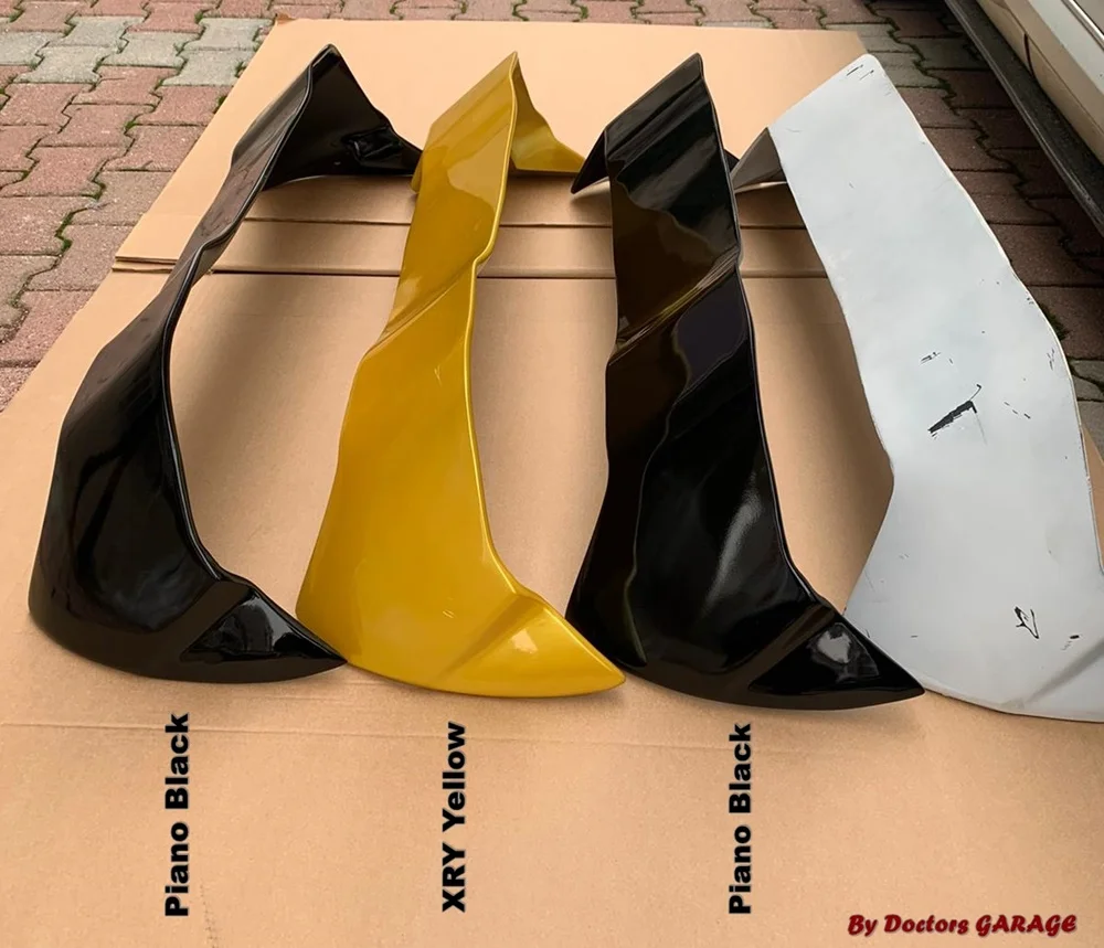 Спойлер для Renault Clio 4 2012 2013 2014 2015 2016 2017 2018 2019 спойлеры из волокна заднее крыло