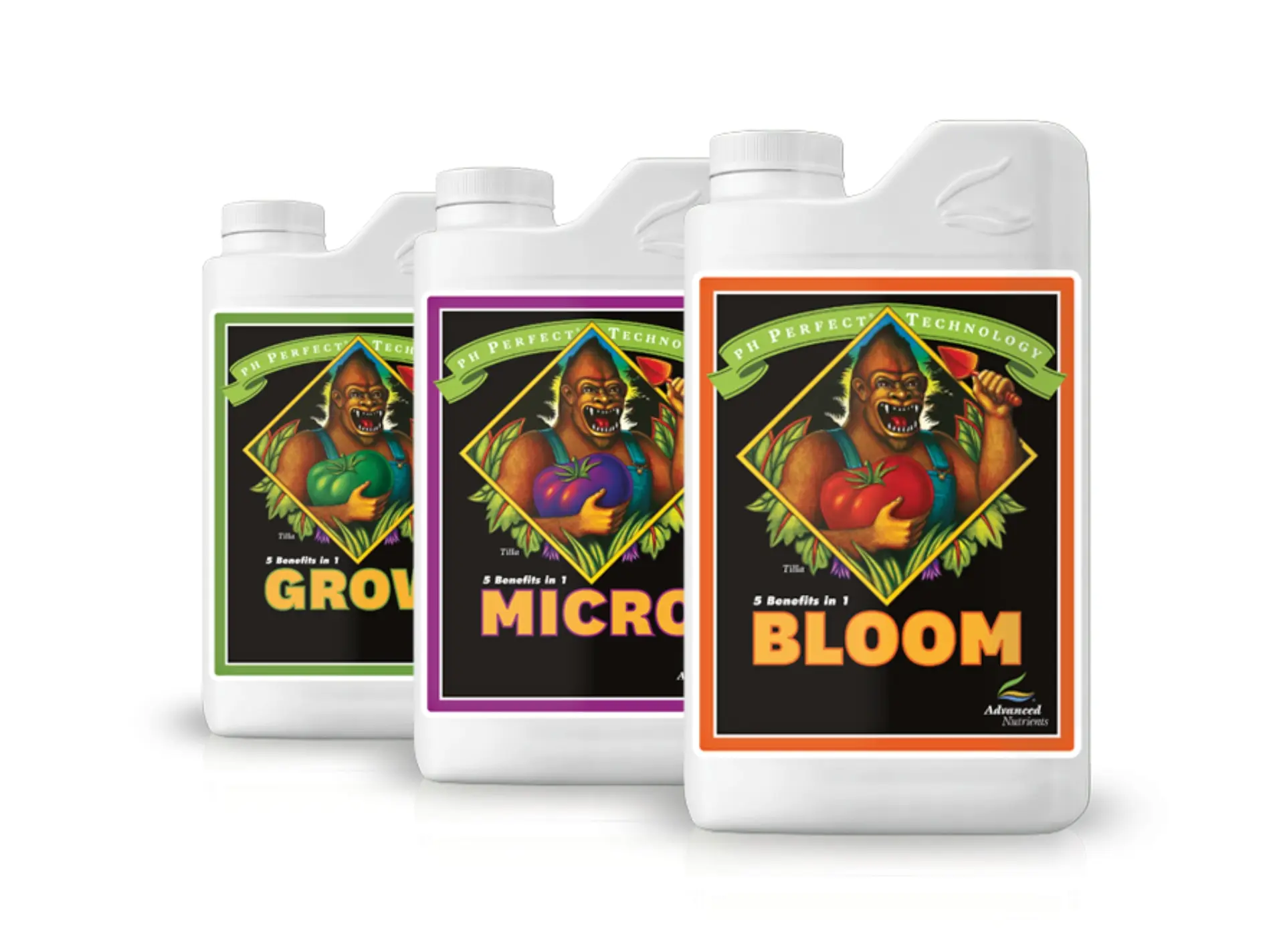 Комплект удобрений Advanced pH Perfect Grow Micro Bloom могут использоваться начиная со стадии