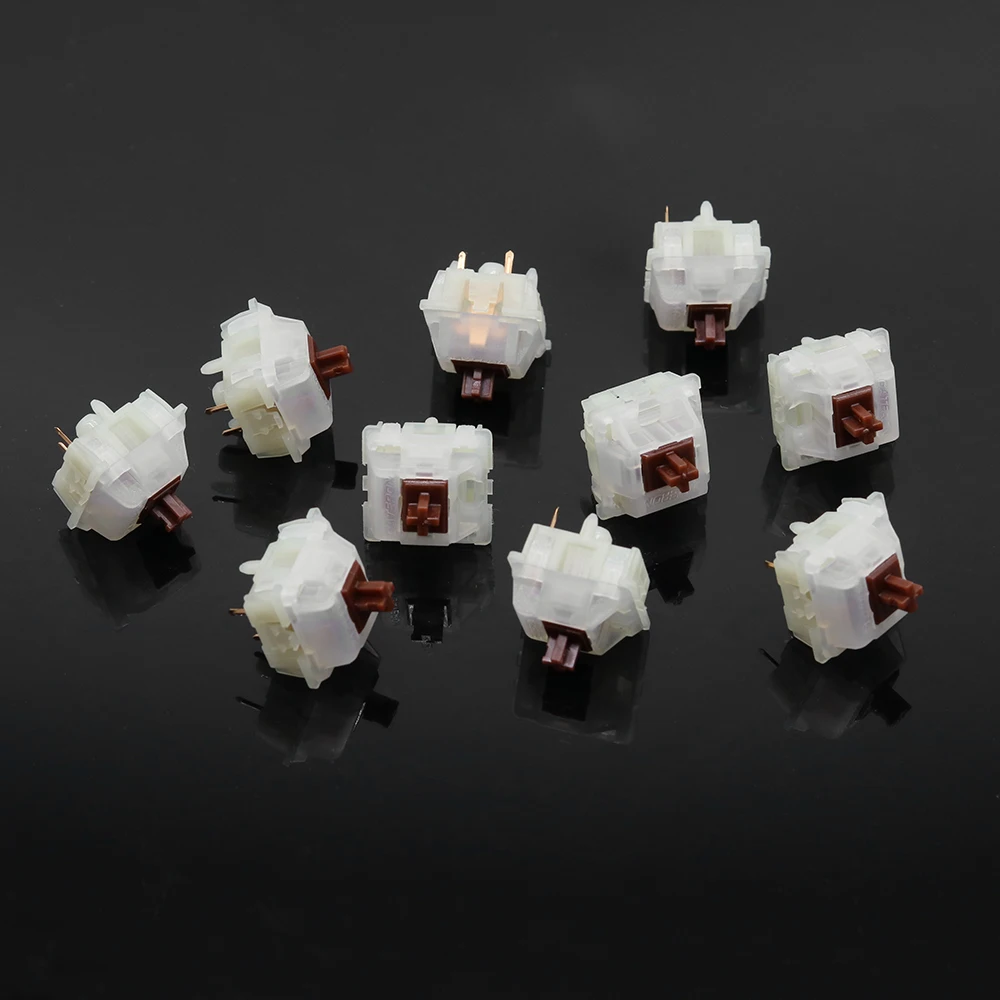 GATERON SMD Switch for Mechanical Keyboard RGB 5pin Linear Clicky Tactile Silent Game Mechanical Keyboard images - 6