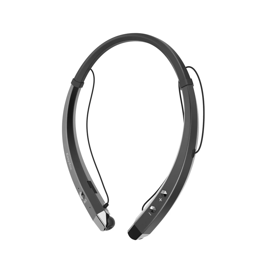 Bluetooth наушники спортивные шейные светящиеся беспроводные стерео музыкальные