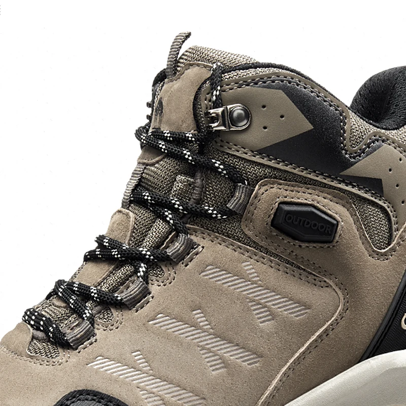 Golden Camel Outdoor Hiking Shoes Waterproof Men's Boots High-top Trekking Shoes Non-slip Ankle Boots Shoes for Men 2022 Autumn