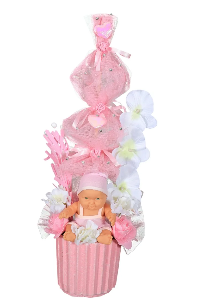 

Bahat Welcome Baby Girl Room Artificial Baby Flower