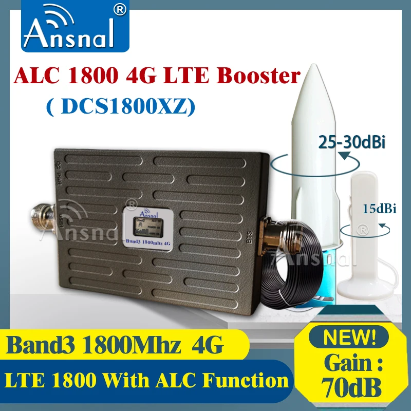 Лидер продаж! Усилитель сотового сигнала ALC 1800 МГц 4G DCS LTE GSM репитер 2G Сеть