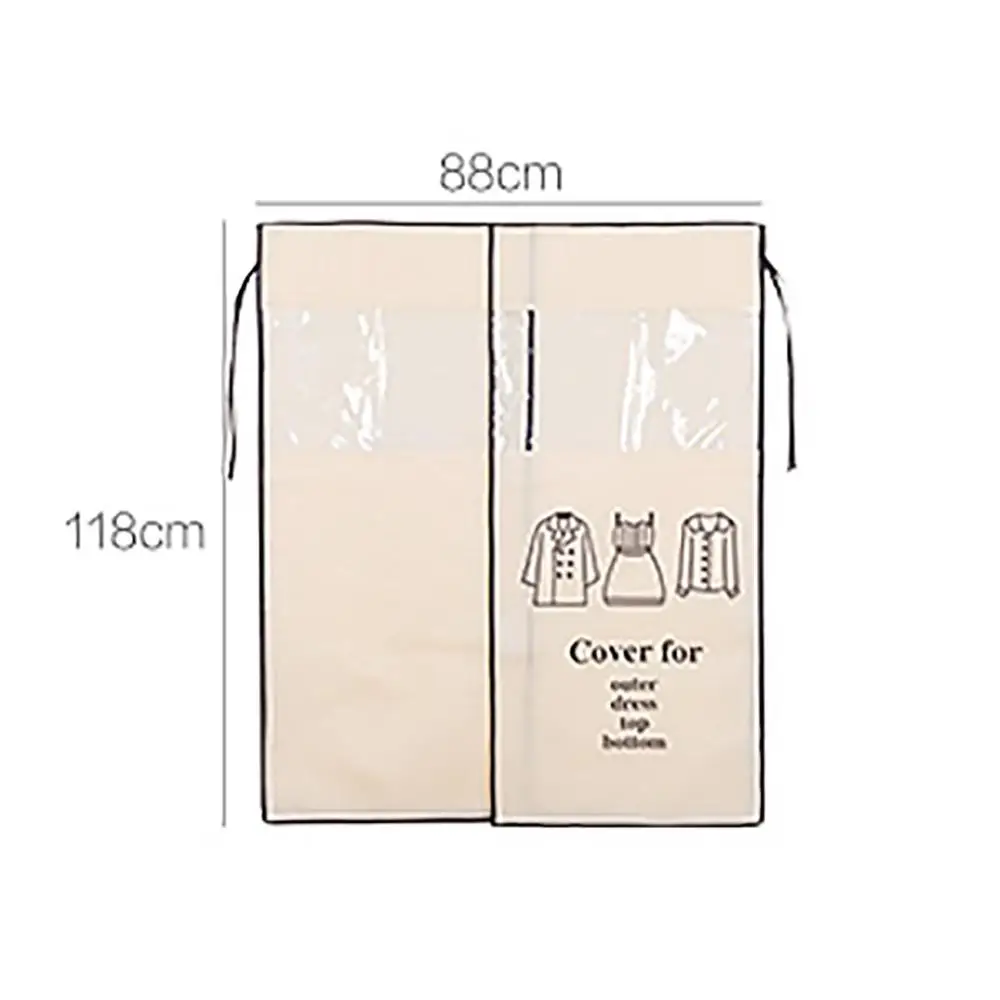 

2020 New Floor-standing Dust Bag For Clothes Dress Coat Dust-proof Clothes Cover Home Storage
