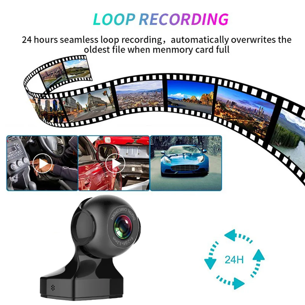 Wifi Smart Phone Car DVR Dash Camera Video Recorder 1080P Night Vision Loop Recording G-sensor 170° Wide Angle Dashcam Registrar |