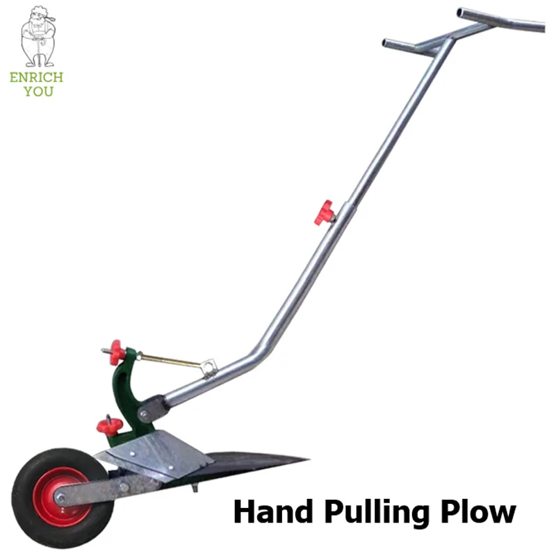 

Manual Hand Pulling Plough / Plow Garden Tools Hiller Ditcher Cultivator Agricultural Farming Tool