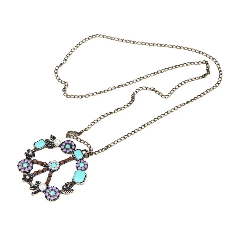 1 шт. богемные модные ожерелья и подвески Ретро жемчужное ожерелье с символом