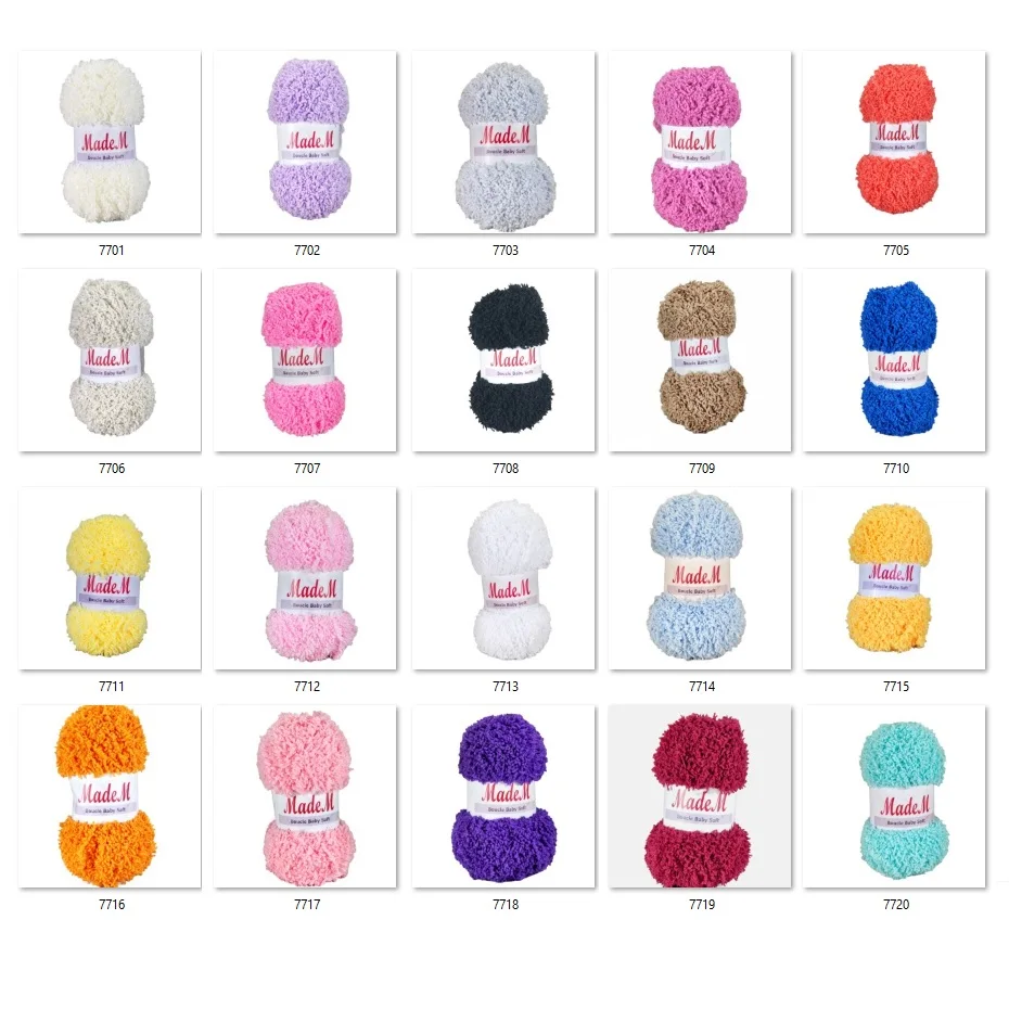 Мадем букле Одежда для маленьких девочек из мягкой ткани 100gr-100mt % 100