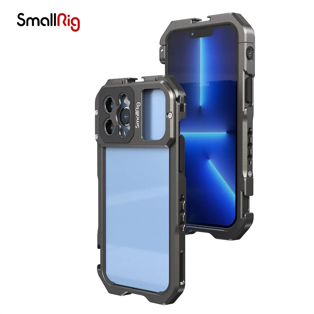 SmallRig Handy Video Käfig Griff für iPhone 13 Pro / pro Max Fall Rig kompatibel mit M-mount 17mm
