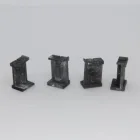 Ремкомплект ограничителей дверей, тип 4 (Honda CR-V, CIVIC, FIT, Mitsubishi PAJERO SPORT и др.), полиамид