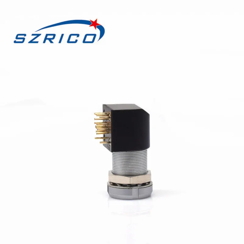 

Hot Sale 2 3 4 5 6 7 8 10 12 14 Pin EXG 1B PCB Wire Crimp Socket M12 Metal Circular Push Pull Connector