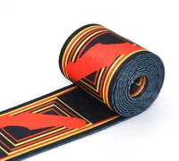 2 webbing jacquard ethnic ribbon cotton belt bag strap purse lanyard webbing woven belt key fob for belt dog collar webbing