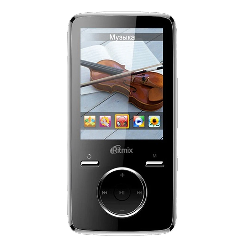 MP3 плеер RITMIX RF 7650 8Gb Black (LCD дисплей 2 4&quot память 8 Гб Li Pol 420 мАч радио
