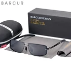 Мужские поляризационные солнцезащитные очки BARCUR, Прямоугольная оправа, солнцезащитные очки для вождения, пешего туризма, фотохромные очки UV400 Oculos Gafas De Sol