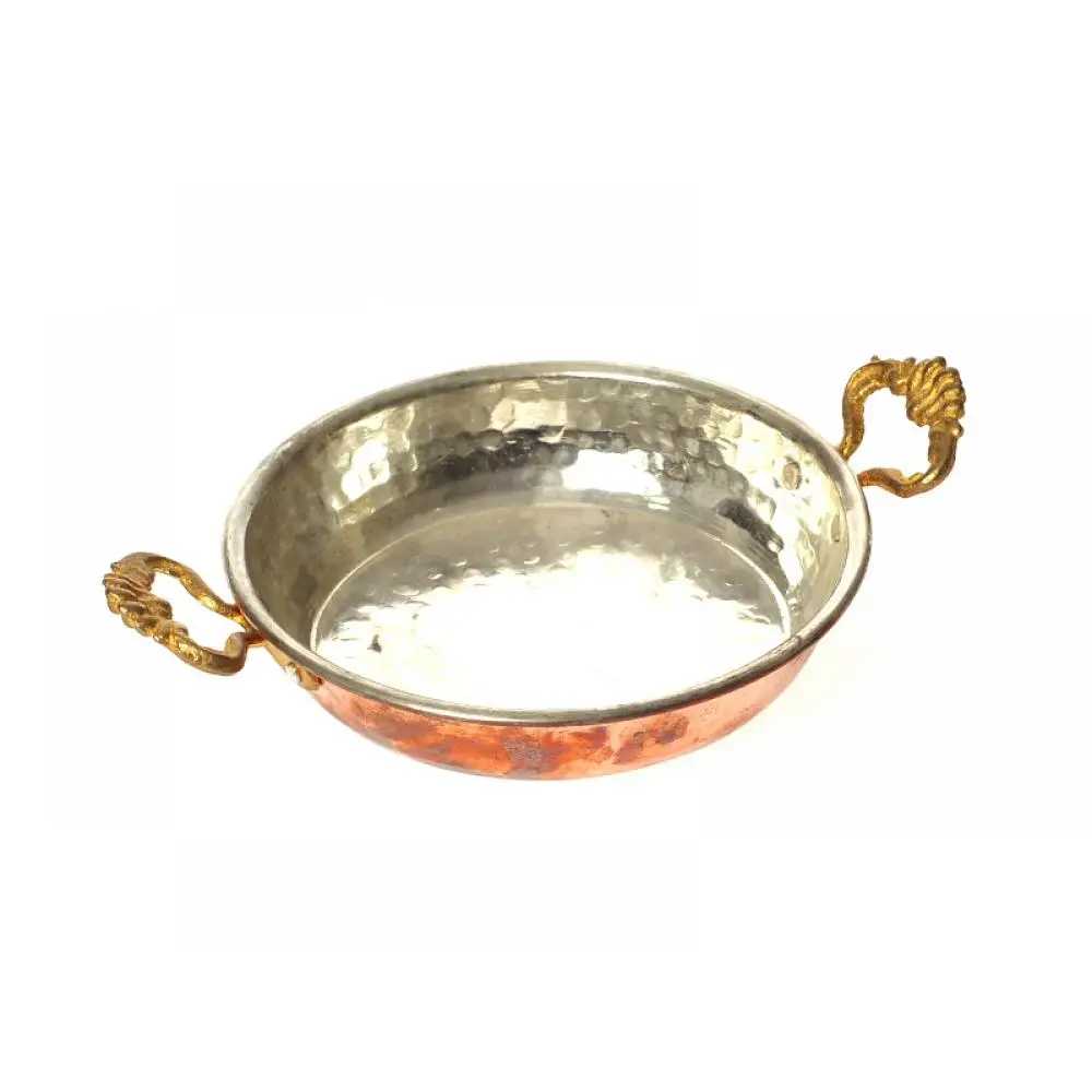 sahan pan copper skillet traditional turkish egg omelette frying cooking cook made turkey fryer pot with brass handles non stick free global shipping