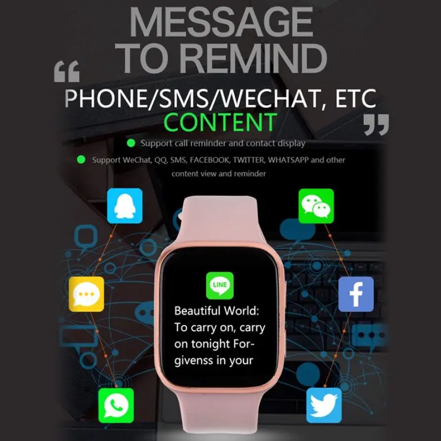 

ZL101 Smart Watch Men Women Heart Rate Monitor Fitness Tracker Smartwatch Sports Bracelet For IOS Android Phone