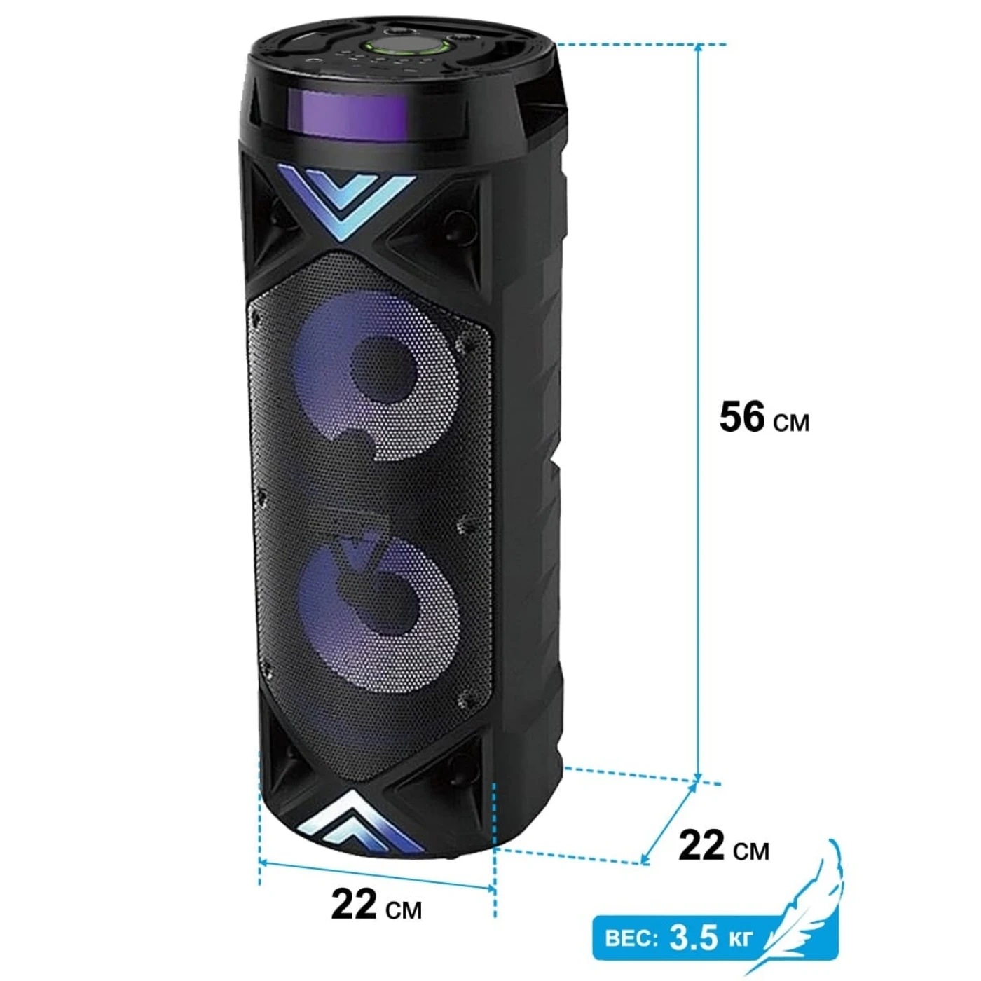 Акустическая система BT Speaker USB Bluetooth комбо колонка усилитель звук сабвуфер