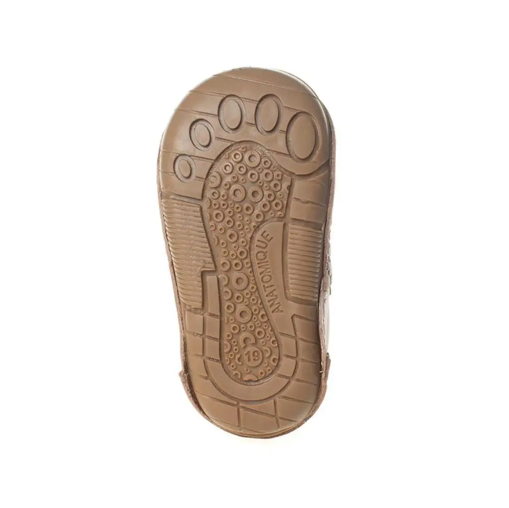 

MyWondry Real Leather Bright Powder Baby Girl Anatomical First Step Shoes