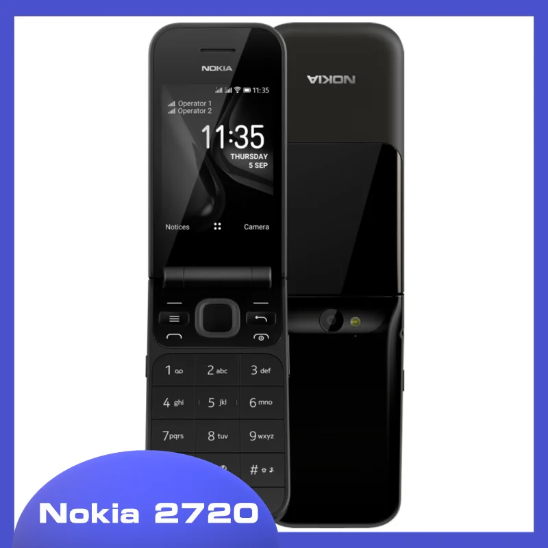 Кнопочный телефон NOKIA 2720 DS (раскладушка 4G)|Смартфоны| |