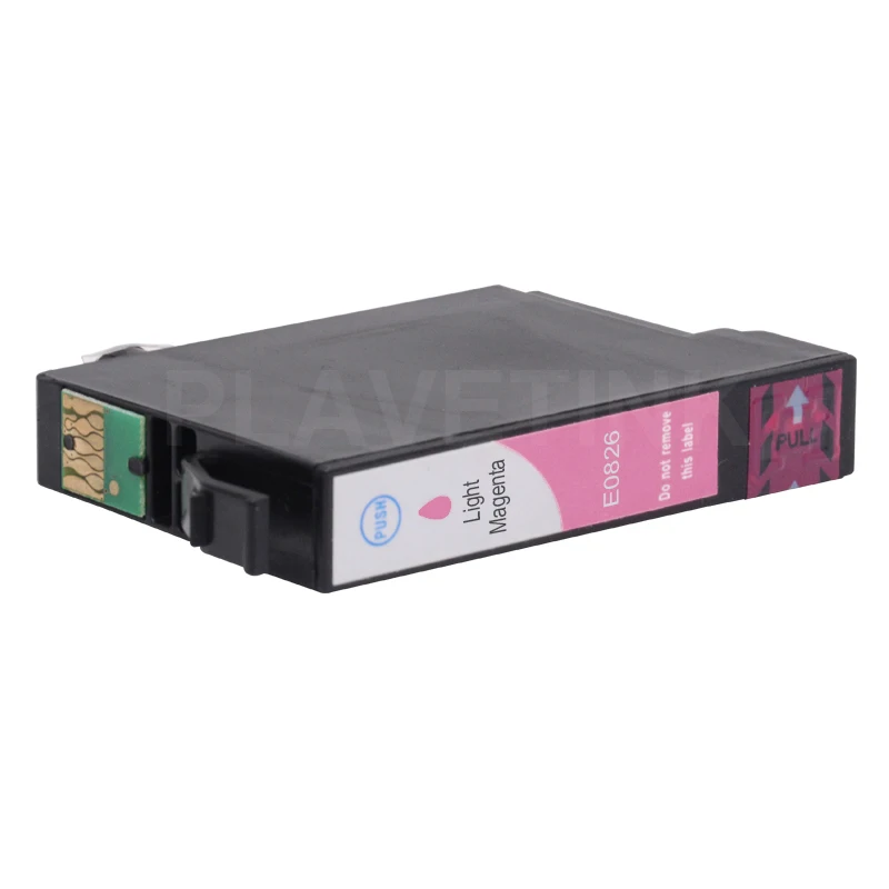 Чернильный картридж Plavetink T0821 6 цветов совместимый для Epson Stylus Photo T50 R290 R295 R390 RX590 RX610