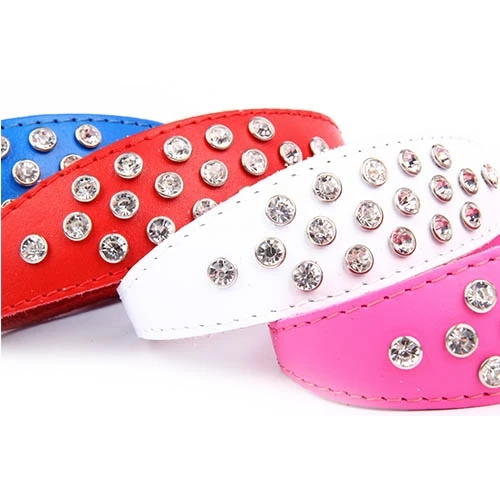 Эксклюзивное кожаное ожерелье из хрусталя эксклюзивный синий Размер 1|Женские