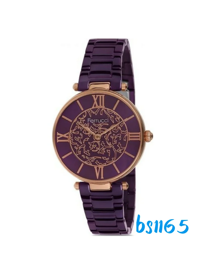 Женские часы Ferrucci со стальным ремешком модные ювелирные изделия Золотые