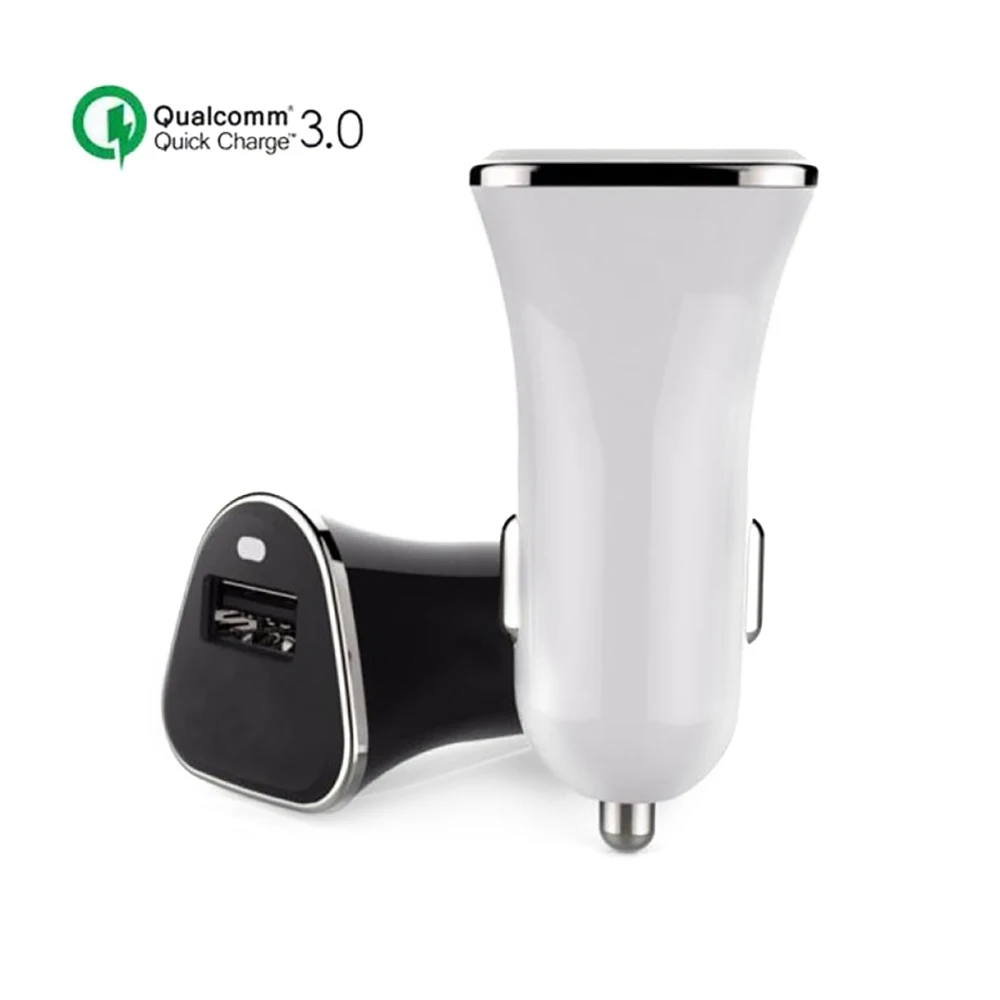 Автомобильная зарядка Mosunx Qualcomm Quick Charge 3.0 /QC3.0 в прикуриватель модель CCHQC3-01UW цвет
