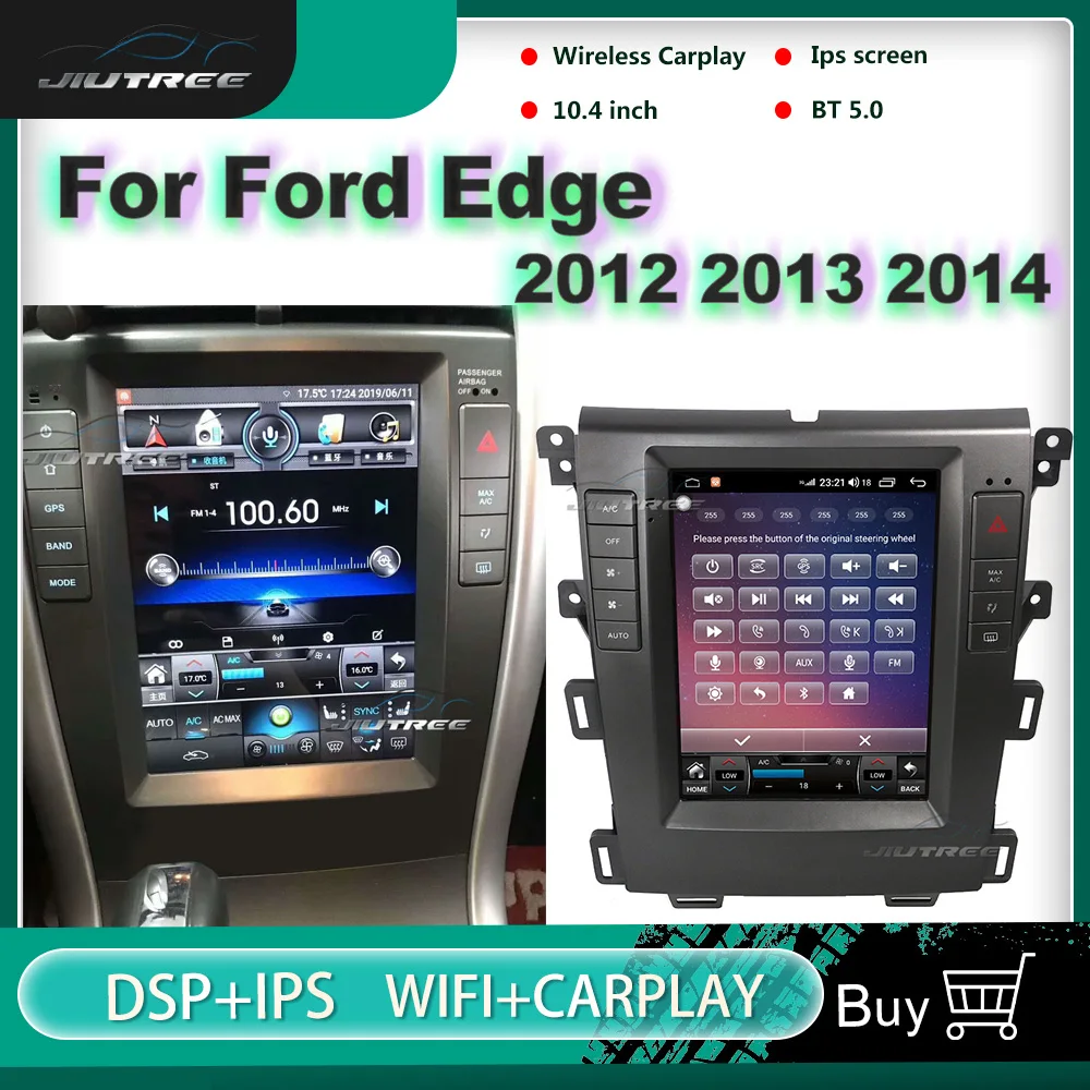 

Android Vertical screen Car Radio GPS Navigation For Ford edge 2012 2013 2014 Car Multimedia DVD player autoradio 2 din Carplay