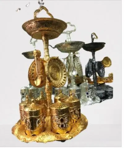 

WONDERFULLL DRİNK COFFEE Cup Set Luxury Set Gold SİLVER Color Stone FREE SHİPPİNG