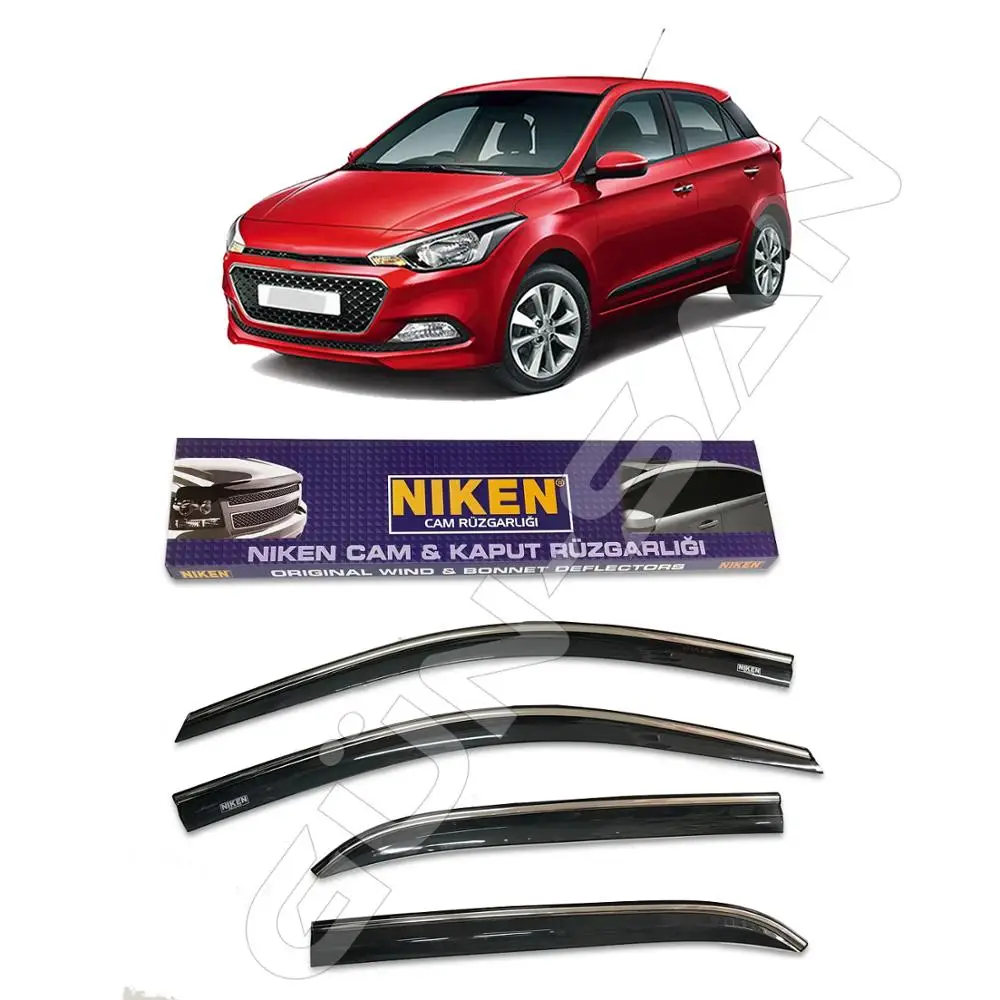 Ветрозащитный экран для Hyundai i20 хромированные дождевые оконные козырьки 2015 2016 2017