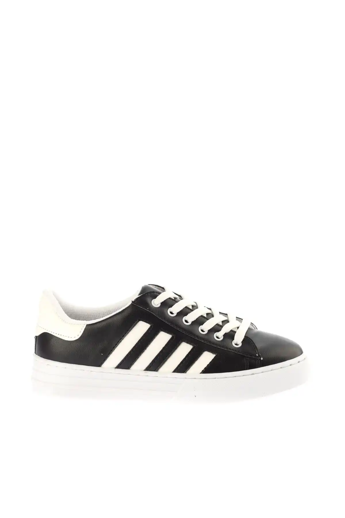 SOHO/модные черные дышащие женские кроссовки из искусственной кожи Белые в полоску