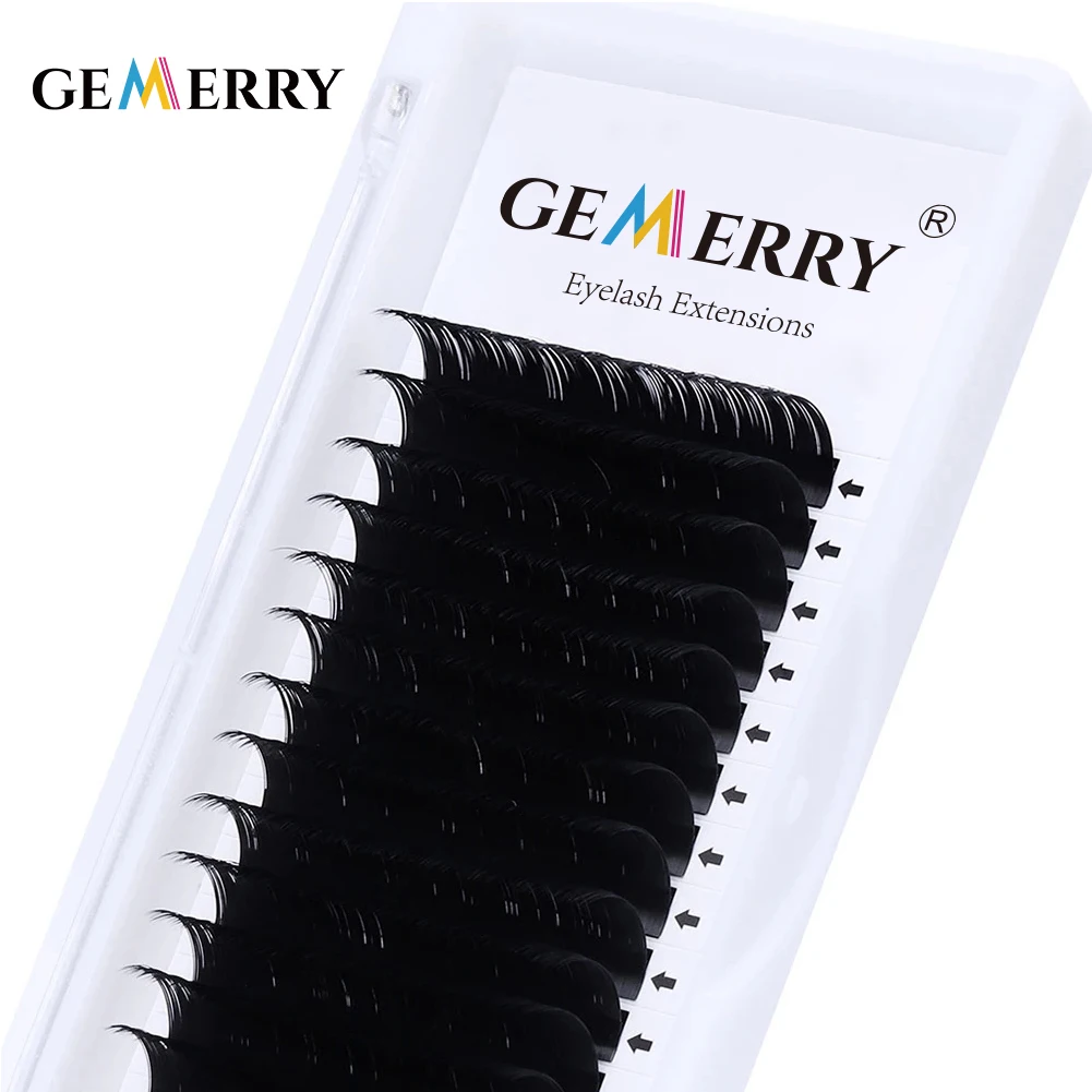 Gemerry индивидуальных ресниц Макияж Наращивание компакт диска 0 07 15 классические