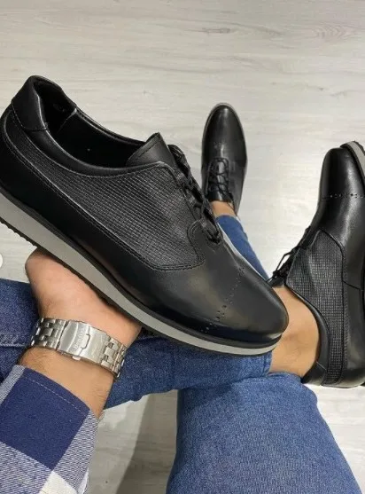 

Genuine Leather Casual Female-Male Sports Shoes Elegant Fashion Style Shoe Bag Boot Sneaker Size Trainer