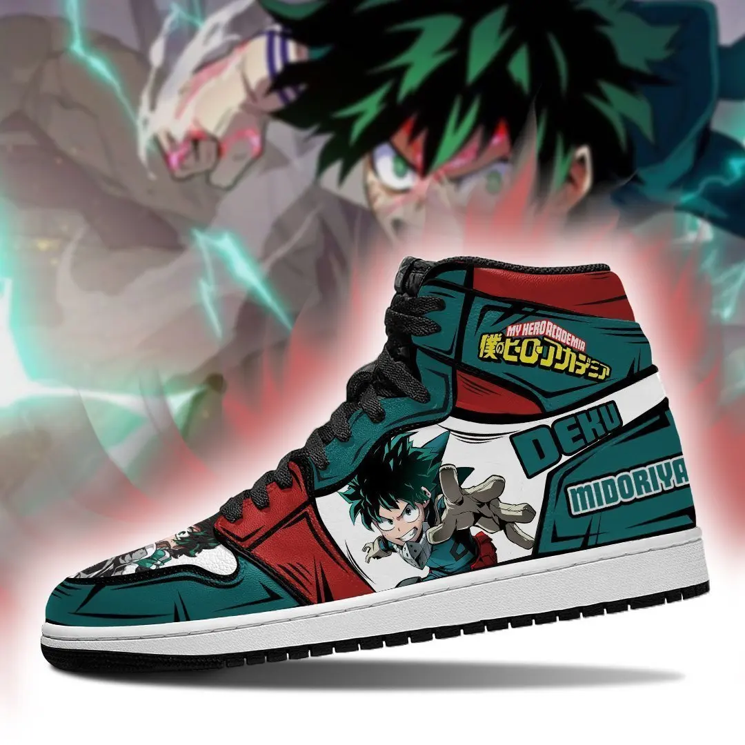 

Izuku Midoriya Sneakers Deku My Hero Academia Anime Shoes